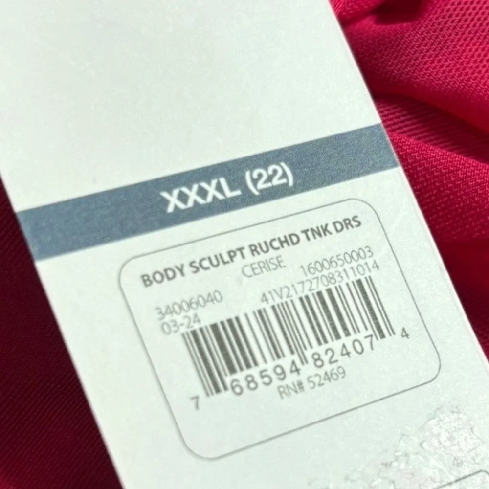 SOFIA JEANS BY‎ SOFIA VERGARA Women's XXXL Pink Ruched Bodycon Dress